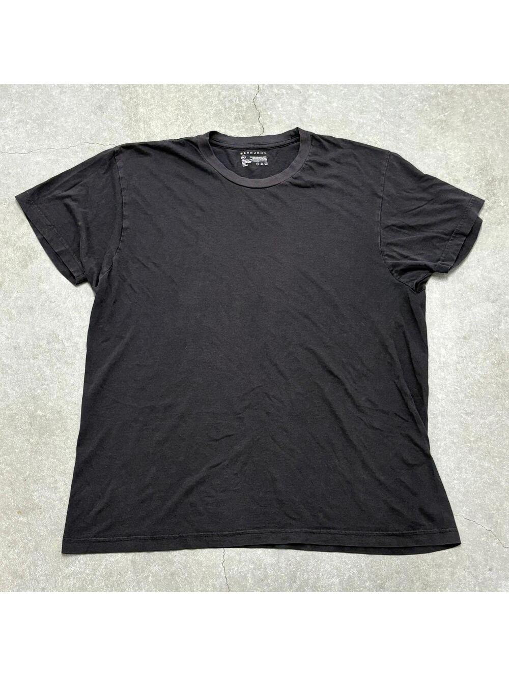 Sean John Plain Black T Shirt